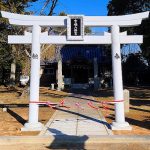 老朽化した神門の跡地に八幡型の鳥居を建立。太子町吉福八幡神社